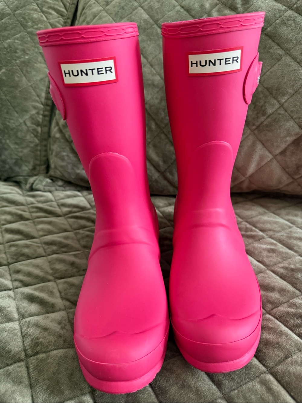 Hunter Original Tall Rain Boots Hot Pink Fuchsia Women’s Size 5